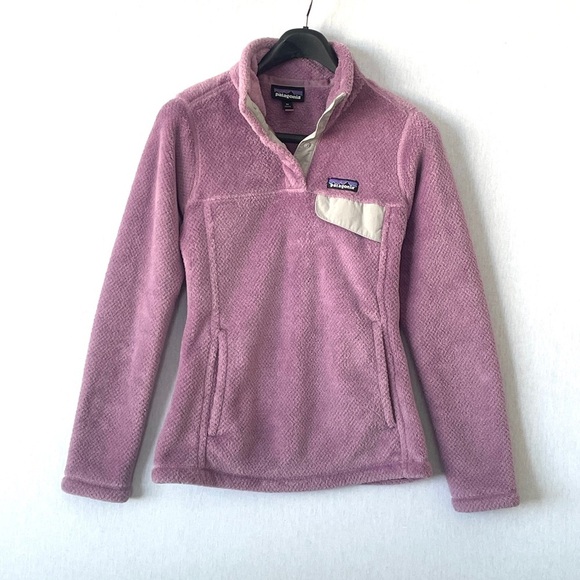 Patagonia Fleece Snap On Pullover Teddy Sweater - Picture 2 of 9